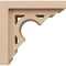 Ekena Millwork 4"W x 8"D x 8"H Classic Sheridan Rough Cedar Woodgrain TimberThane Corbel, Primed Tan CORUR04X08X08SHERCPR - alternate 3